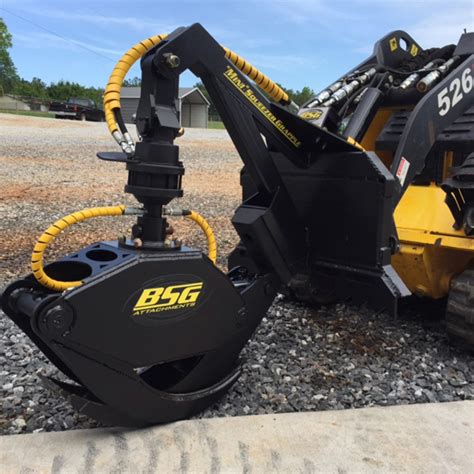 grapple for mini skid steer|mini skid steer tiller attachment.